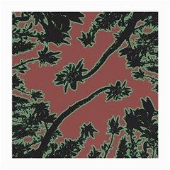 Tropical Style Floral Motif Print Pattern Medium Glasses Cloth (2 Sides) by dflcprintsclothing