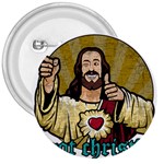 Buddy Christ 3  Buttons Front