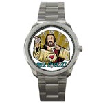 Buddy Christ Sport Metal Watch Front