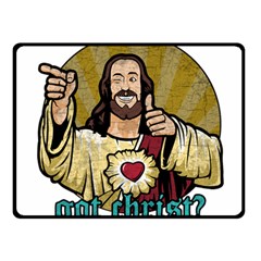 Buddy Christ Fleece Blanket (small) by Valentinaart