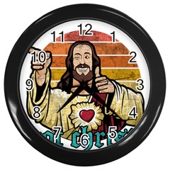 Got Christ? Wall Clock (black) by Valentinaart