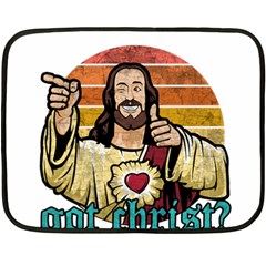 Got Christ? Fleece Blanket (mini) by Valentinaart