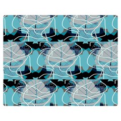 Digital Waves Double Sided Flano Blanket (medium)  by Sparkle