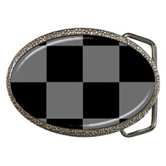 Black Gingham Check Pattern Belt Buckles by yoursparklingshop