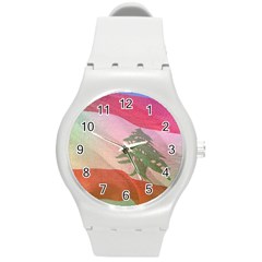 Lebanon Round Plastic Sport Watch (m) by AwesomeFlags