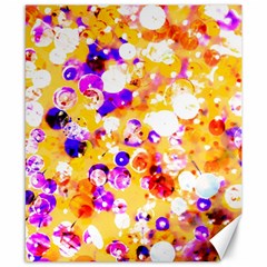 Summer Sequins Canvas 8  X 10  by essentialimage