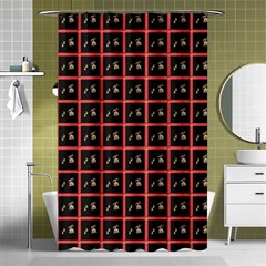 Grill Blocks Shower Curtain 48  X 72  (small)  by Sparkle