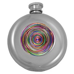 Vectors Background Round Hip Flask (5 Oz) by Dutashop