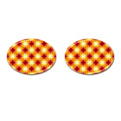 Background Boxes Seamless Cufflinks (oval) by Dutashop