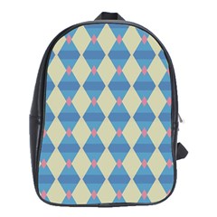 Pattern Texture Chevron School Bag (xl) by Dutashop