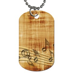 Dance Music Dog Tag (one Side) by Dutashop