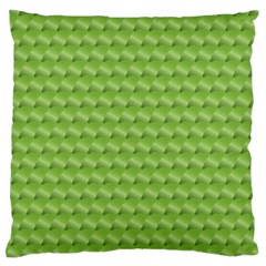 Green Pattern Ornate Background Standard Flano Cushion Case (two Sides) by Dutashop