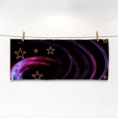 Background Abstract Star Hand Towel by Dutashop