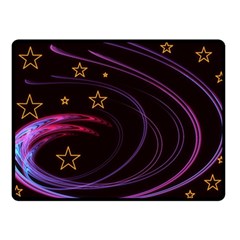 Background Abstract Star Double Sided Fleece Blanket (small)  by Dutashop