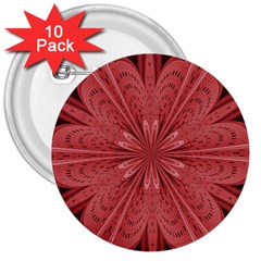 Background Floral Pattern 3  Buttons (10 Pack)  by Dutashop