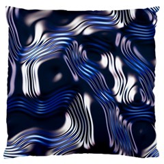 Structure Blue Background Standard Flano Cushion Case (one Side) by Dutashop