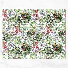 Green Flora Rectangular Jigsaw Puzzl by goljakoff