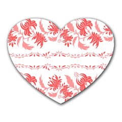 Folk Ornament Heart Mousepads by Eskimos