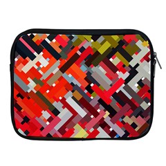 Maze Abstract Texture Rainbow Apple Ipad 2/3/4 Zipper Cases by Dutashop