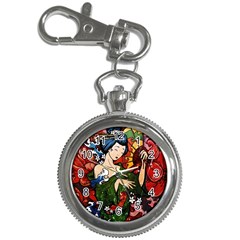 Geisha Key Chain Watches by UniqueandCustomGifts