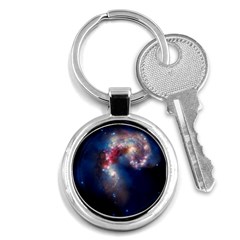 Galaxy Key Chain (round) by ExtraAwesomeSauce