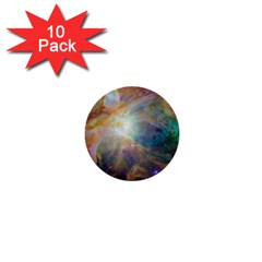 Colorful Galaxy 1  Mini Buttons (10 Pack)  by ExtraAwesomeSauce