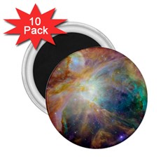 Colorful Galaxy 2 25  Magnets (10 Pack)  by ExtraAwesomeSauce