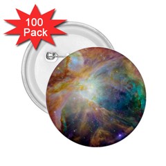 Colorful Galaxy 2 25  Buttons (100 Pack)  by ExtraAwesomeSauce