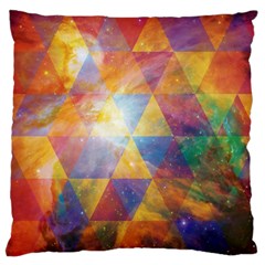 Space Design Large Flano Cushion Case (two Sides) by ExtraAwesomeSauce