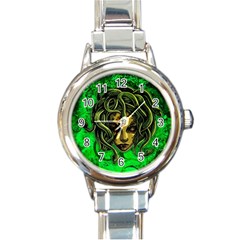 Medusa Round Italian Charm Watch by ExtraAwesomeSauce