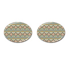 Native American Pattern Cufflinks (oval) by ExtraAwesomeSauce