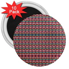 Native American Pattern 3  Magnets (10 Pack)  by ExtraAwesomeSauce