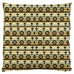 Native American Pattern Large Flano Cushion Case (two Sides) by ExtraAwesomeSauce