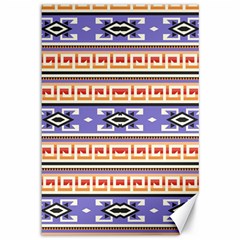 Native American Pattern Canvas 12  X 18  by ExtraAwesomeSauce