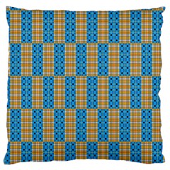 Tartan Pattern Large Cushion Case (two Sides) by ExtraAwesomeSauce