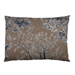 Linear Textured Botanical Motif Design Pillow Case (two Sides) by dflcprintsclothing