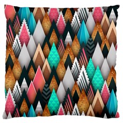 Abstract Triangle Tree Standard Flano Cushion Case (two Sides) by Dutashop