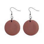 Blast-off Bronze Mini Button Earrings Front