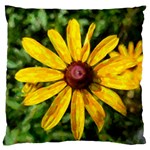 Sunflower Painting Standard Flano Cushion Case (One Side) Front