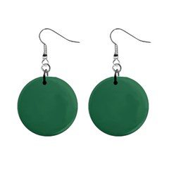 Amazon Green Mini Button Earrings by FabChoice