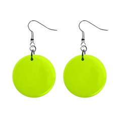 Arctic Lime Mini Button Earrings by FabChoice