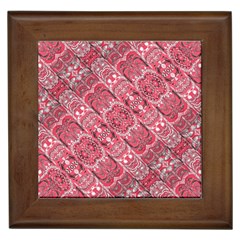 Fancy Ornament Pattern Design Framed Tile by dflcprintsclothing