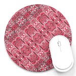 Fancy Ornament Pattern Design Round Mousepads Front