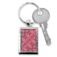 Fancy Ornament Pattern Design Key Chain (rectangle) by dflcprintsclothing