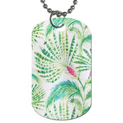  Palm Trees By Traci K Dog Tag (one Side) by tracikcollection