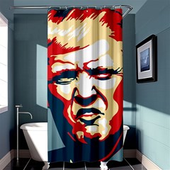 Trump Pop Art Shower Curtain 36  X 72  (stall)  by goljakoff