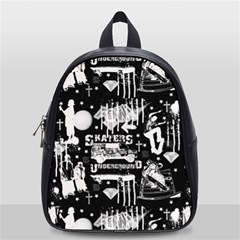 Skater-underground2 School Bag (small) by PollyParadise