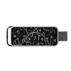 Abstract Surface Artwork Portable Usb Flash (one Side) by dflcprintsclothing