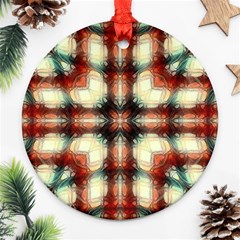 Royal Plaid  Ornament (round) by LW41021