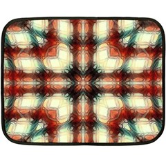 Royal Plaid  Double Sided Fleece Blanket (mini)  by LW41021